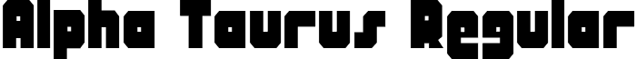 Alpha Taurus Regular font - ataurus.ttf