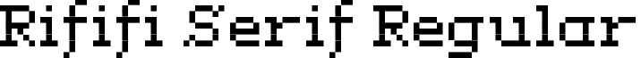 Rififi Serif Regular font - rififi-serif.ttf