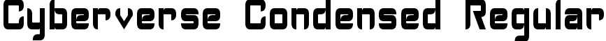 Cyberverse Condensed Regular font - Cyberverse Condensed.otf