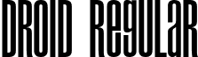 Droid Regular font - Droid Regular.ttf