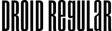 Droid Regular font - droid.otf