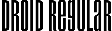 Droid Regular font - DROID___.ttf