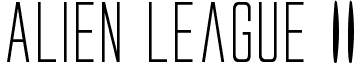 Alien League II font - alienleagueii.ttf