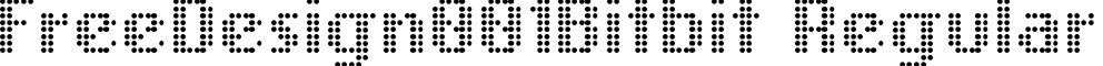 FreeDesign001Bitbit Regular font - FreeDesign001Bitbit.ttf