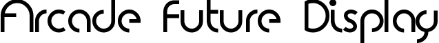 Arcade Future Display font - Arcade Future.otf