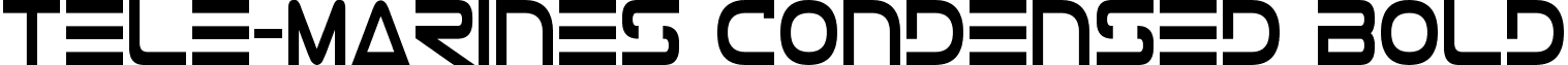 Tele-Marines Condensed Bold font - Telev2cb.ttf