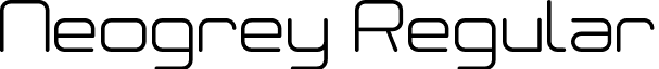 Neogrey Regular font - NeogreyRegular.otf