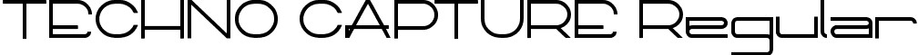 TECHNO CAPTURE Regular font - TECHNO CAPTURE.ttf