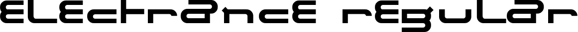 electrance Regular font - ELECTRAN.TTF