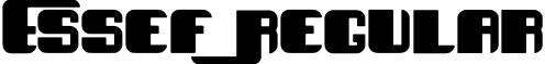 Essef Regular font - EsseF.ttf