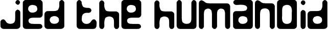 Jed the Humanoid font - jedth.ttf