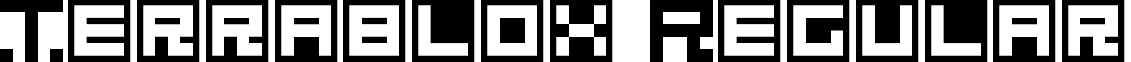 Terrablox Regular font - TerrabloX.ttf