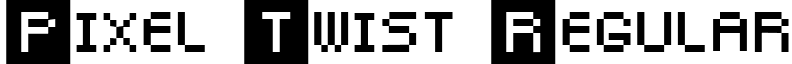 Pixel Twist Regular font - PixelTwist.ttf