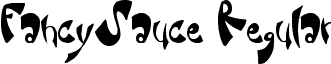 FancySauce Regular font - FancySauce.ttf