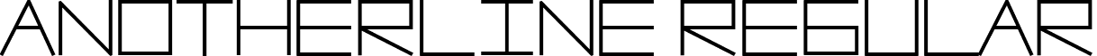 AnotherLine Regular font - AnotherLine.ttf