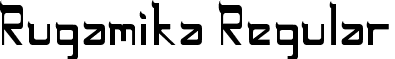 Rugamika Regular font - Rugamika.ttf