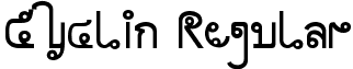 Cyclin Regular font - Cyclin__.ttf