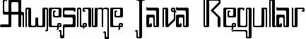 Awesome Java Regular font - awesome_java.ttf