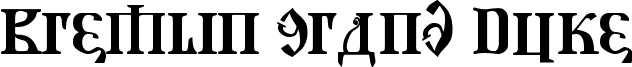 Kremlin Grand Duke font - Kremlin Grand Duke.ttf