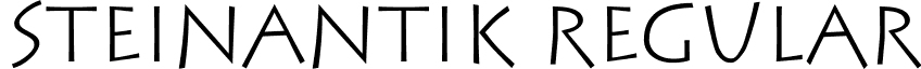 SteinAntik Regular font - SteinAntik.ttf