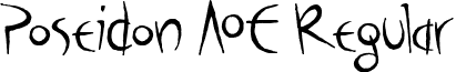 Poseidon AOE Regular font - PoseiAOE.ttf