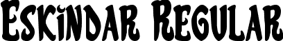 Eskindar Regular font - eskindar.ttf