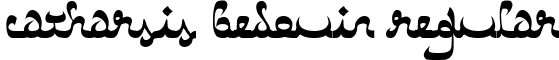Catharsis Bedouin Regular font - CAB_____.TTF