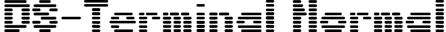 DS-Terminal Normal font - DS-TERM.TTF