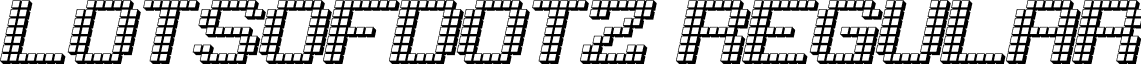 LotsOfDotz Regular font - LOTSOD__.TTF