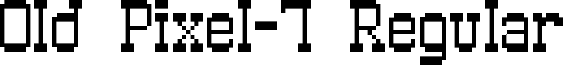 Old Pixel-7 Regular font - old_pixel-7.ttf