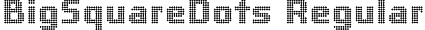 BigSquareDots Regular font - BigSquareDots.ttf