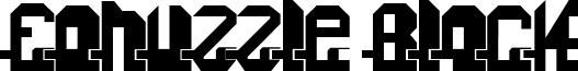 Fonuzzle Black font - Fonuzzle.ttf