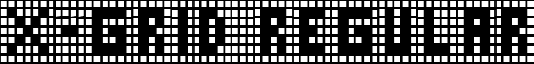 X-Grid Regular font - xgrid.ttf