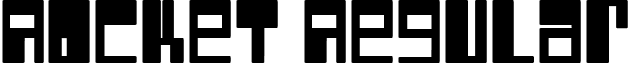 Rocket Regular font - ROCKET__.TTF