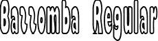 Bazzomba Regular font - Bazzomba.ttf