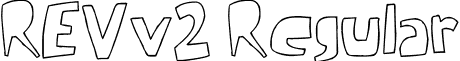 REVv2 Regular font - REV_v2.ttf