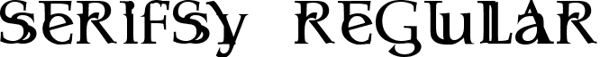 Serifsy Regular font - Serifsy.ttf