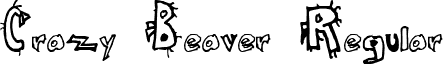 Crazy Beaver Regular font - CRAZB___.TTF