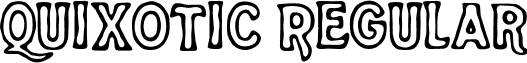 quixotic Regular font - quixotic.ttf