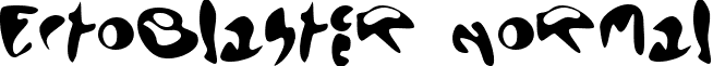 EctoBlaster Normal font - ECTOBLST.TTF