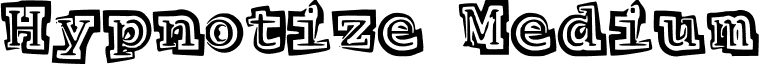 Hypnotize Medium font - Hypnotize.ttf