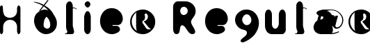 Holier Regular font - HOLIER__.TTF