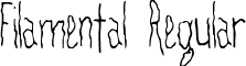 Filamental Regular font - Filamental.ttf