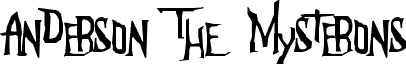 Anderson The Mysterons font - Anderson The Mysterons.ttf