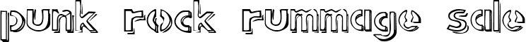 punk rock rummage sale font - PUNKROCKRUM.TTF