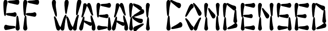 SF Wasabi Condensed font - SF Wasabi Condensed Bold.ttf