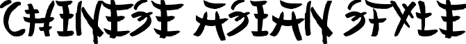 Chinese Asian Style font - Chinese Asian Style.ttf