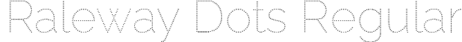 Raleway Dots Regular font - RalewayDots-Regular.ttf