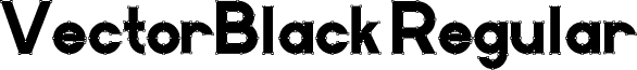 VectorBlack Regular font - VectorBlack.ttf