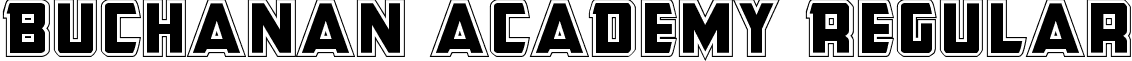 Buchanan Academy Regular font - buchananacad.ttf